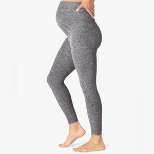 NWT BEYOND YOGA Grey Spacedye Maternity Leggings - Small